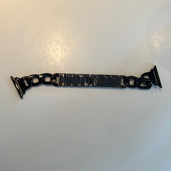 POSH TECH black stainless steel Apple Watch band - Picture 2 of 4